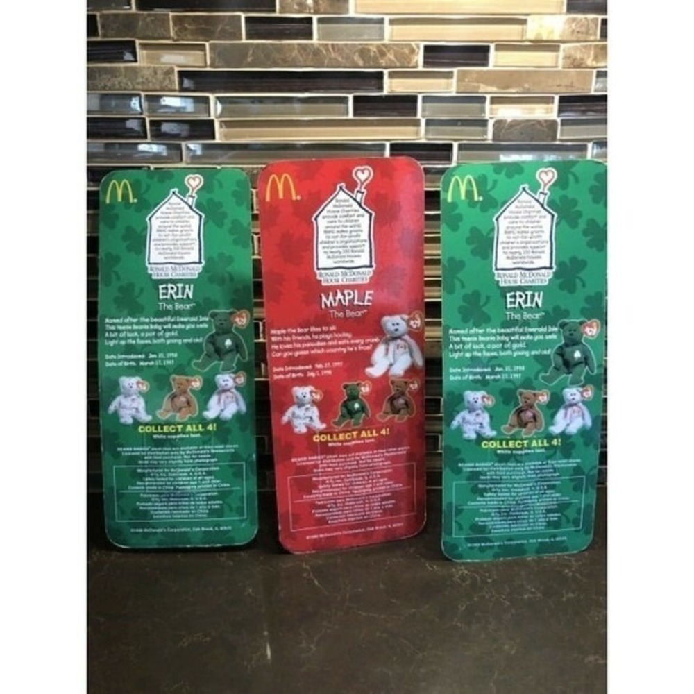 VIntage‎ Ty Beanie Babies Bears McDonald' - Picture 7 of 7